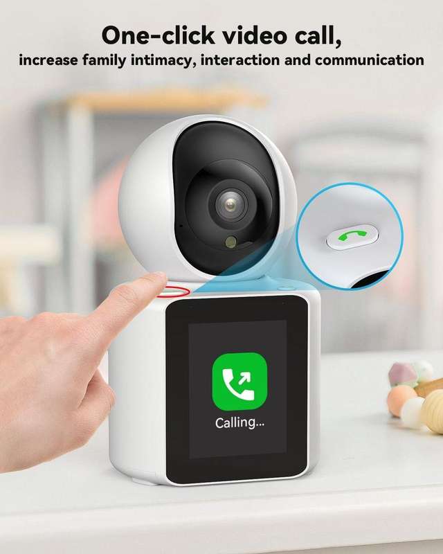Video Camera Indoor Two Way Wireless Security Camera Monitor 1080P