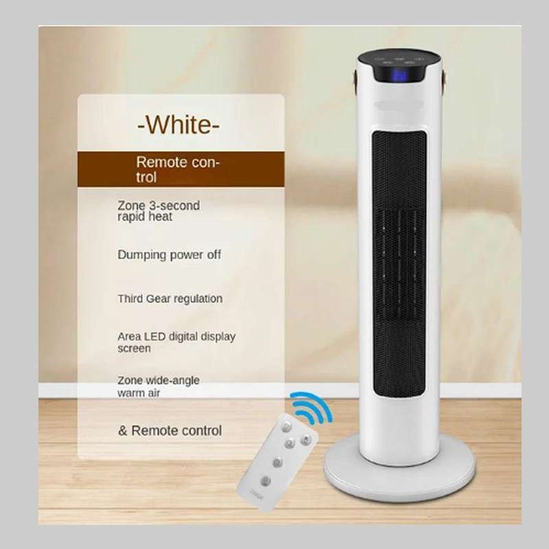 2000W 3 Mode Touch Tower Electric Heater With LED Display