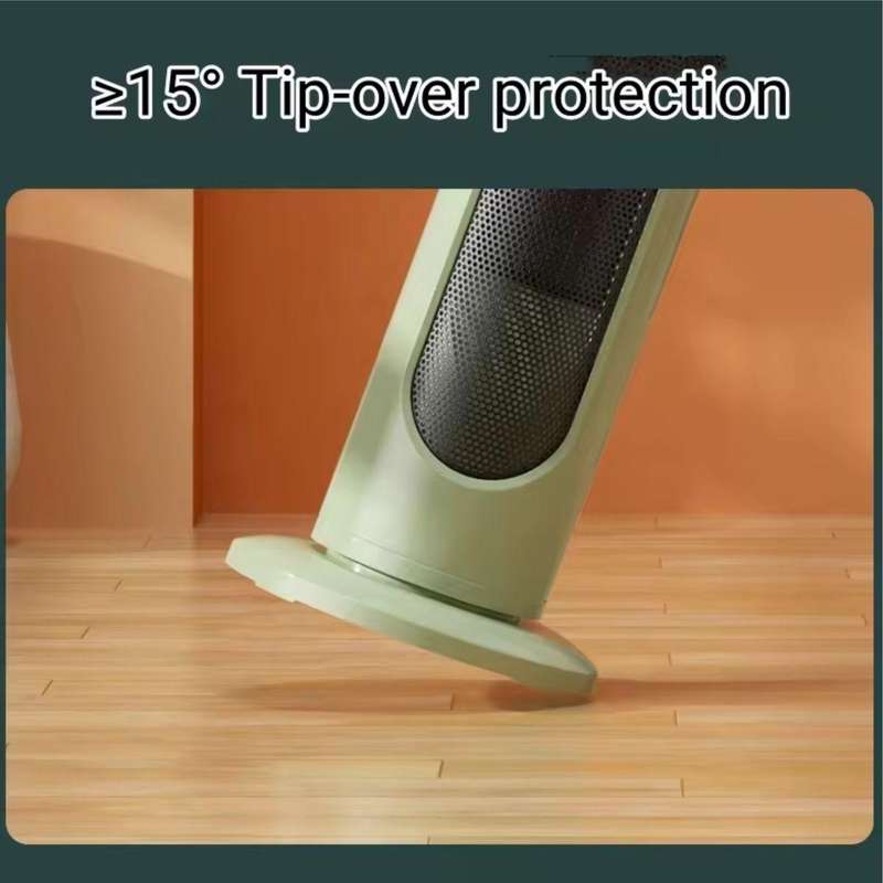 2000W - Tower Fan Heater with Digital Display and Remote Control