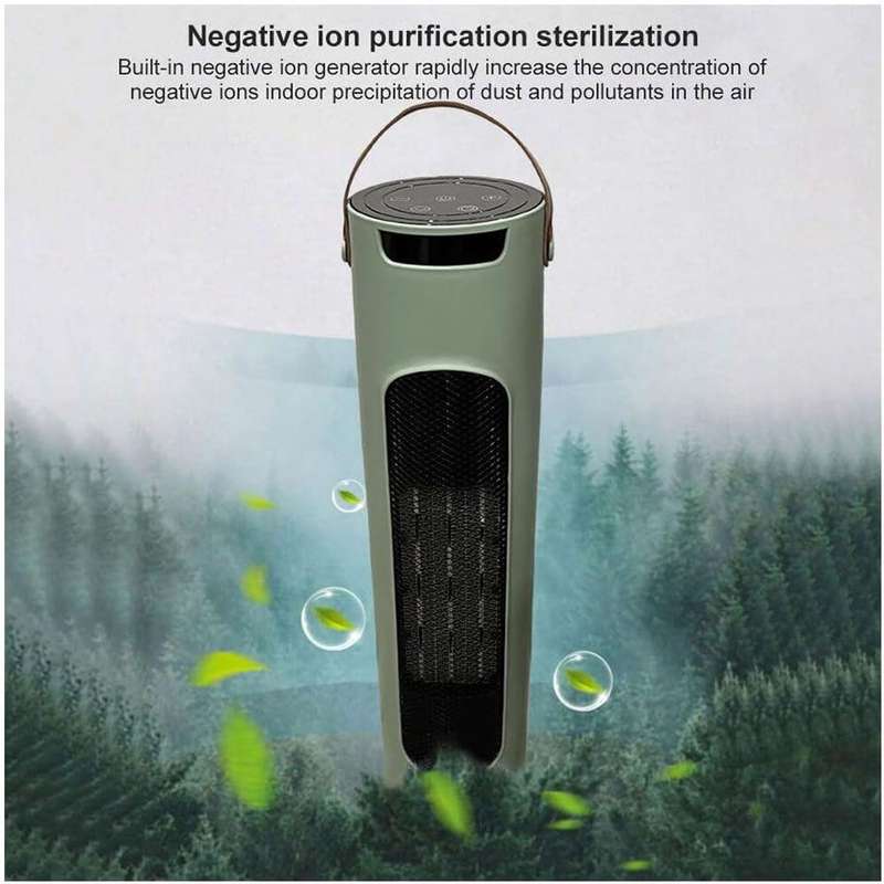 20000W Portable Adjustable Thermostat Tower Electric Fan Heater