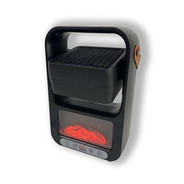 Digital Display Mini Electric Portable Fan Heater With Remote Control