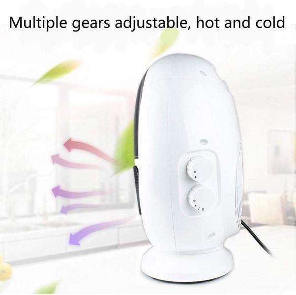 Arole Portable Mini Electric Fan Heater with Simulated Flame