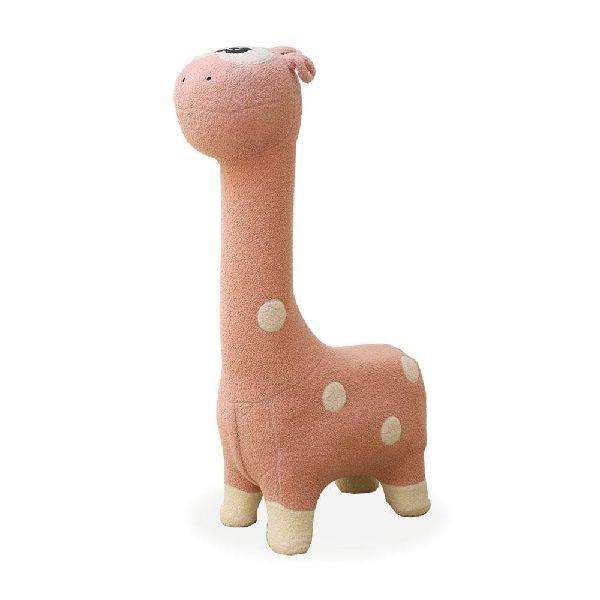Pink Animal Shaped Decor Children Stool