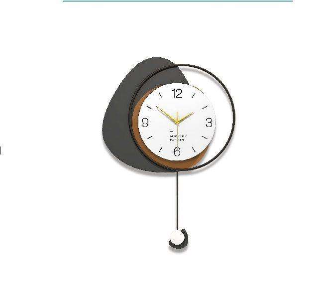 Mordern Living Room Pendulum Digital Wall Clock