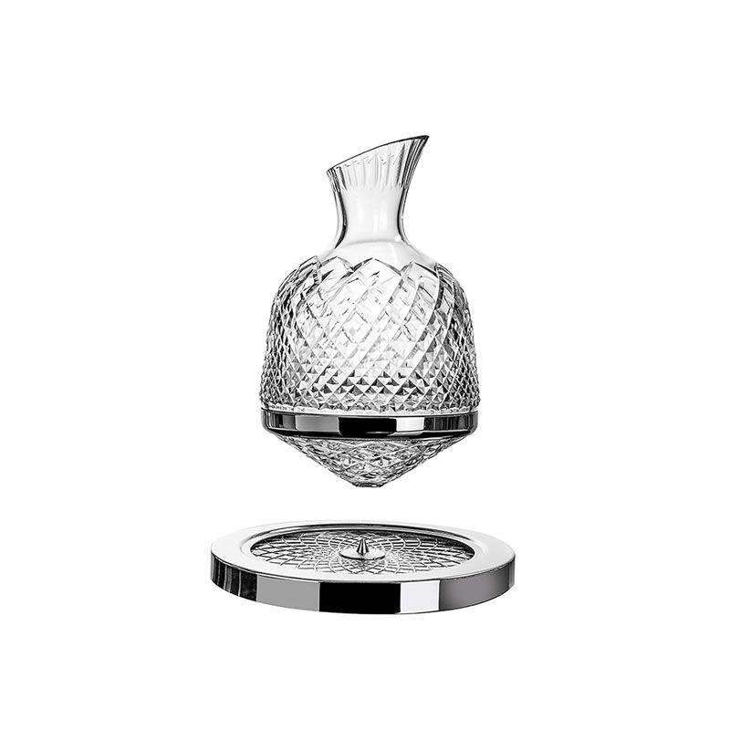 Degrees Rotating Crystal Wine Decanters