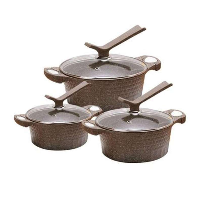 6 Piece Aluminum Cookware Set
