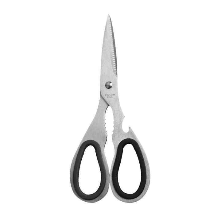 8 Piece Stainless Steel Kitchen Knife, Scissors Set & Acrylic Stand