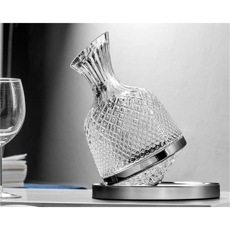 360 Crystal glass Spinning Decanter