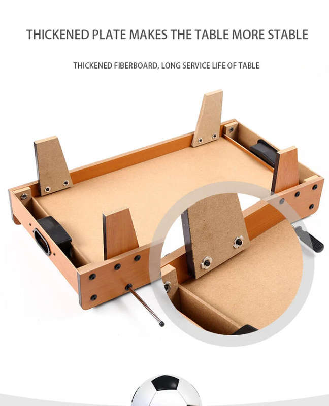Portable Mini Wooden Foosball Table For Kids And Adults