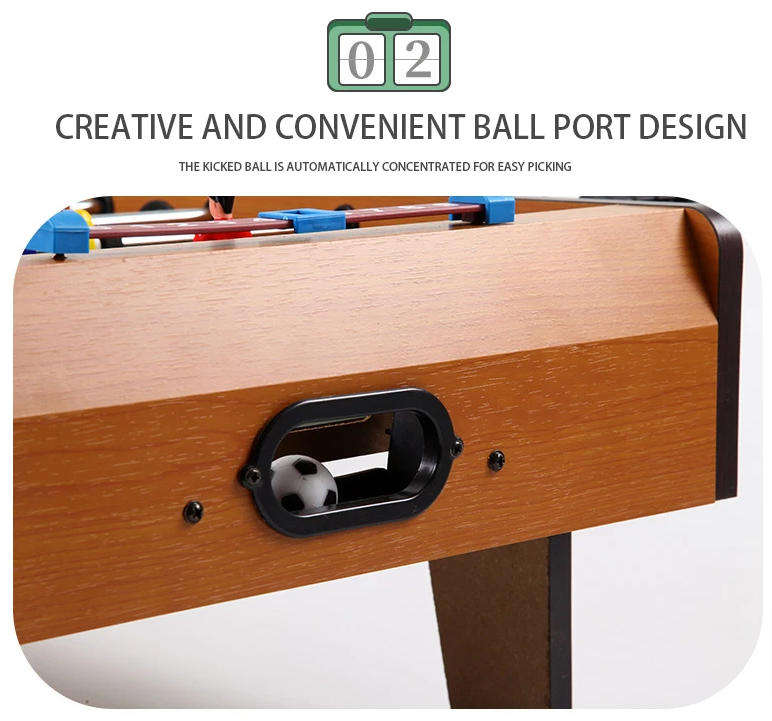 Portable Mini Wooden Foosball Table For Kids And Adults