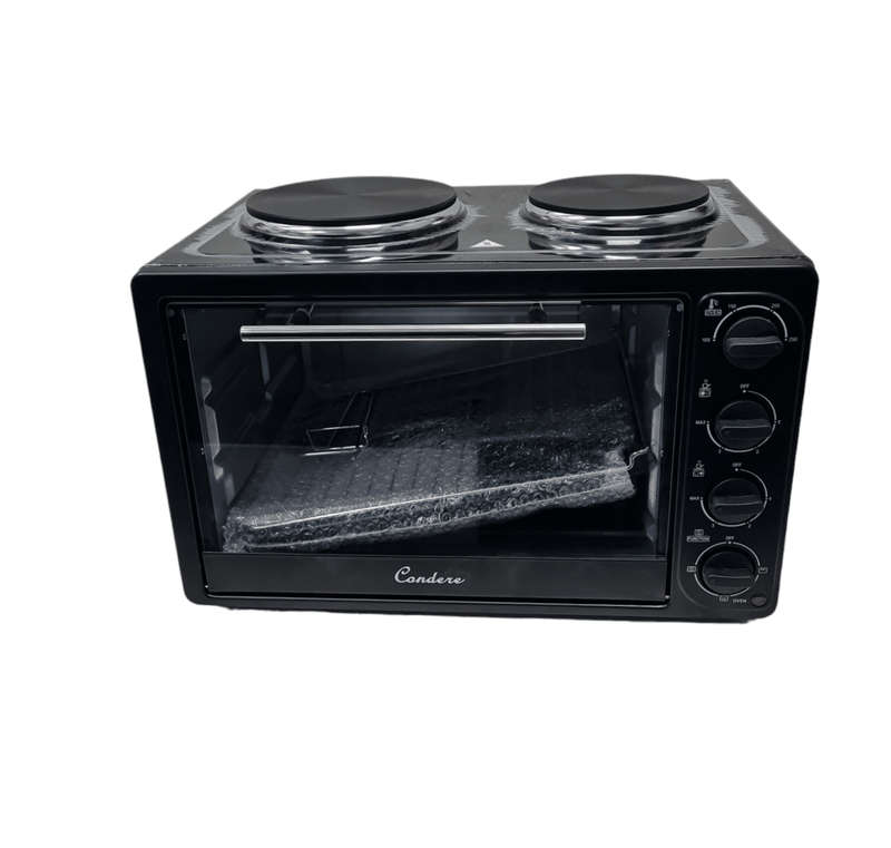 3200W 32 Litre Electric Oven With 2 Solid Hot Plates