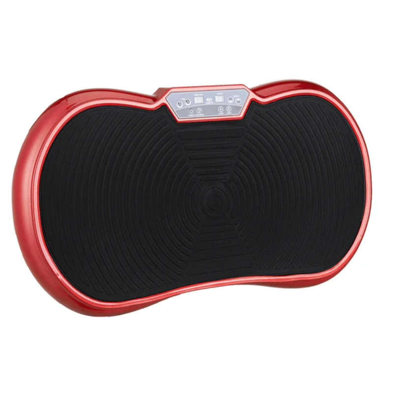 Compact Home Vibration Platform with Remote - Quick Workouts, Anytime, Anywhere - Red