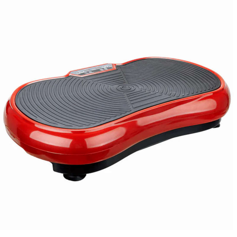 Compact Home Vibration Platform with Remote - Quick Workouts, Anytime, Anywhere - Red