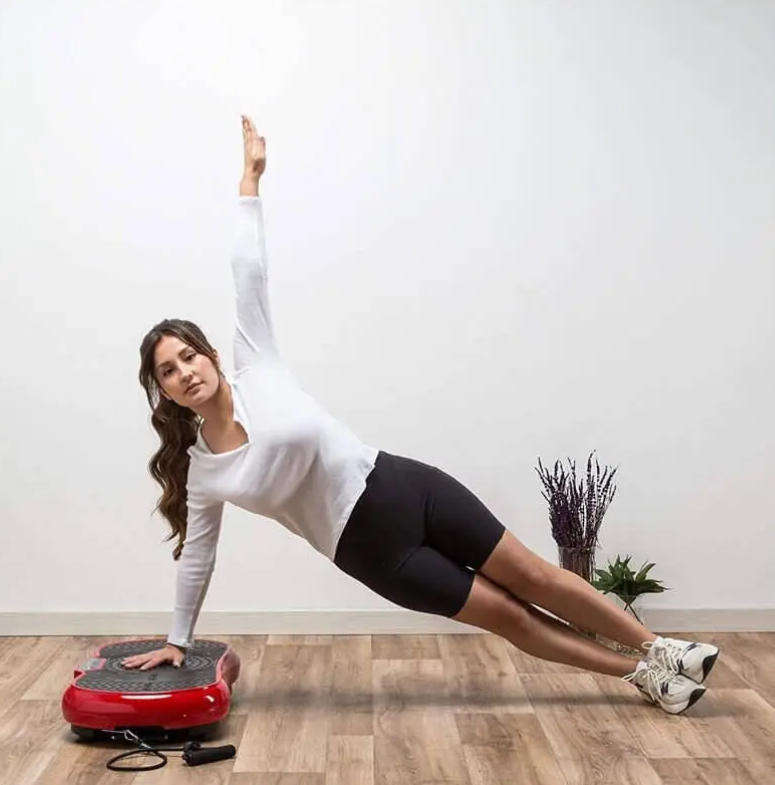 Power Boost Vibration Machine - For Accelerated Weight Management & Muscle Growth - Red