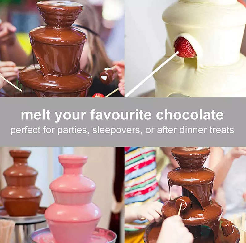 Stainless Steel Chocolate Fondue Fountain