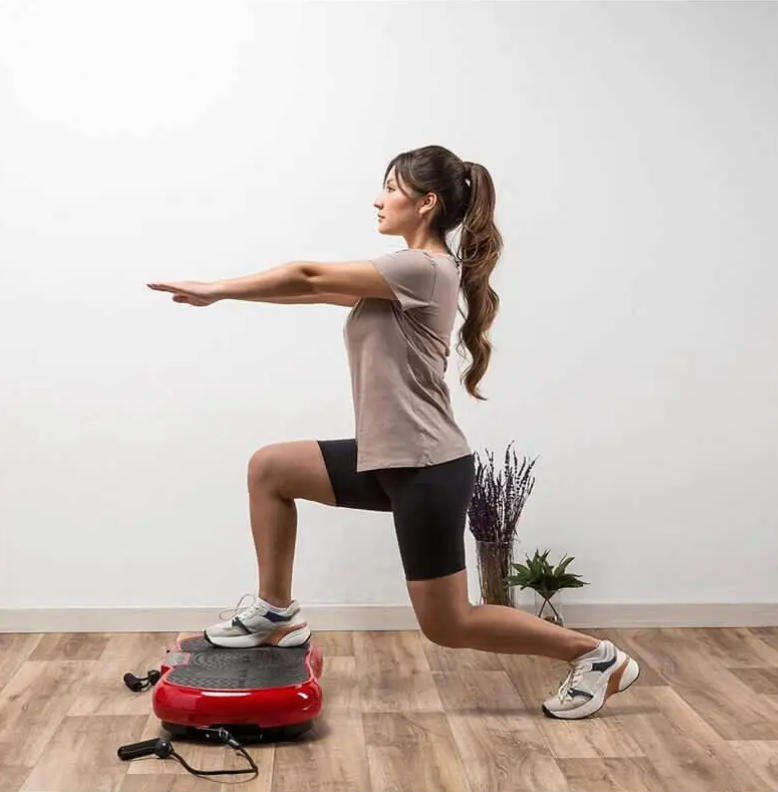 Power Boost Vibration Machine - For Accelerated Weight Management & Muscle Growth - Red