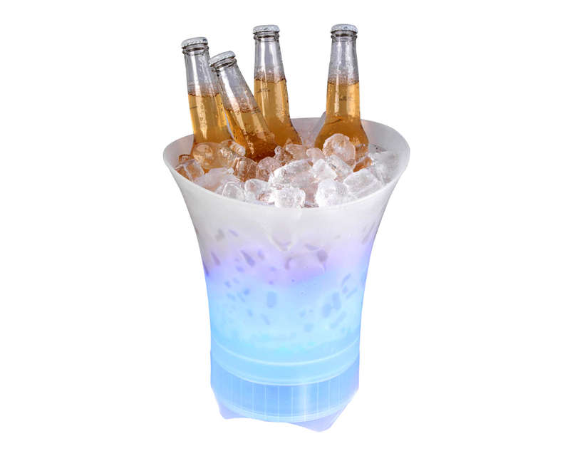 5L LED ice bucket with built in party speaker