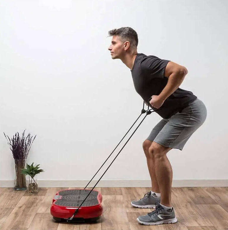 Power Boost Vibration Machine - For Accelerated Weight Management & Muscle Growth - Red