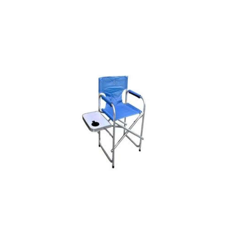 Portable Folding Director Chair with Side Table