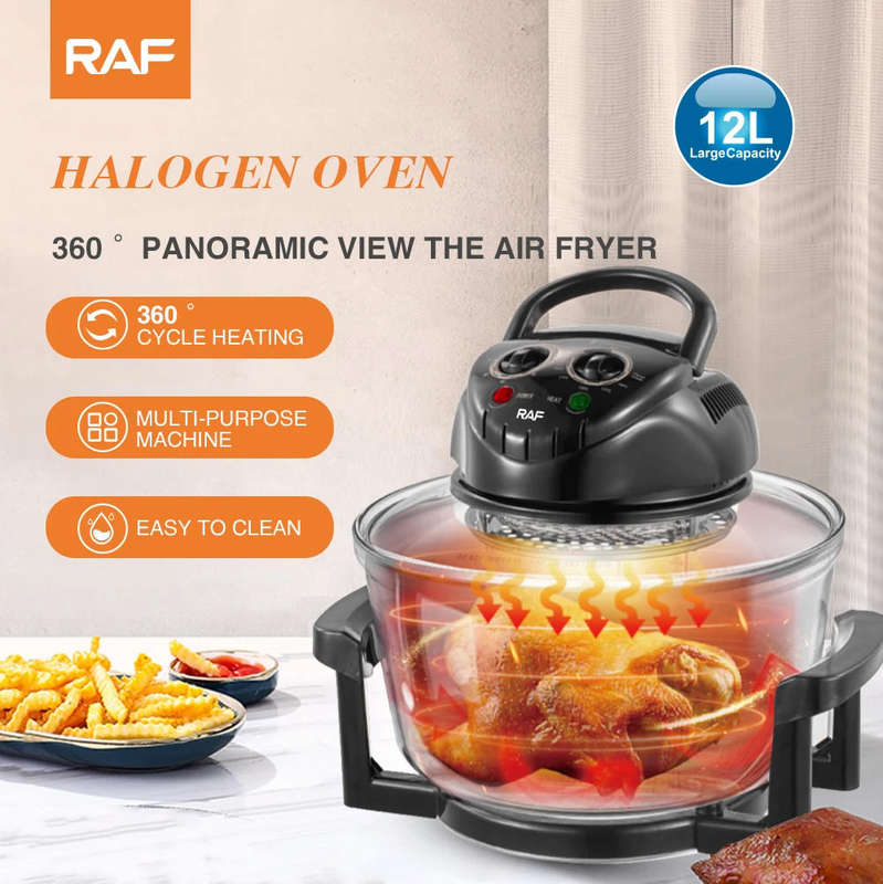 12 liter Air Fryer Multi-cooker GlassElectric Convection Halogen Oven