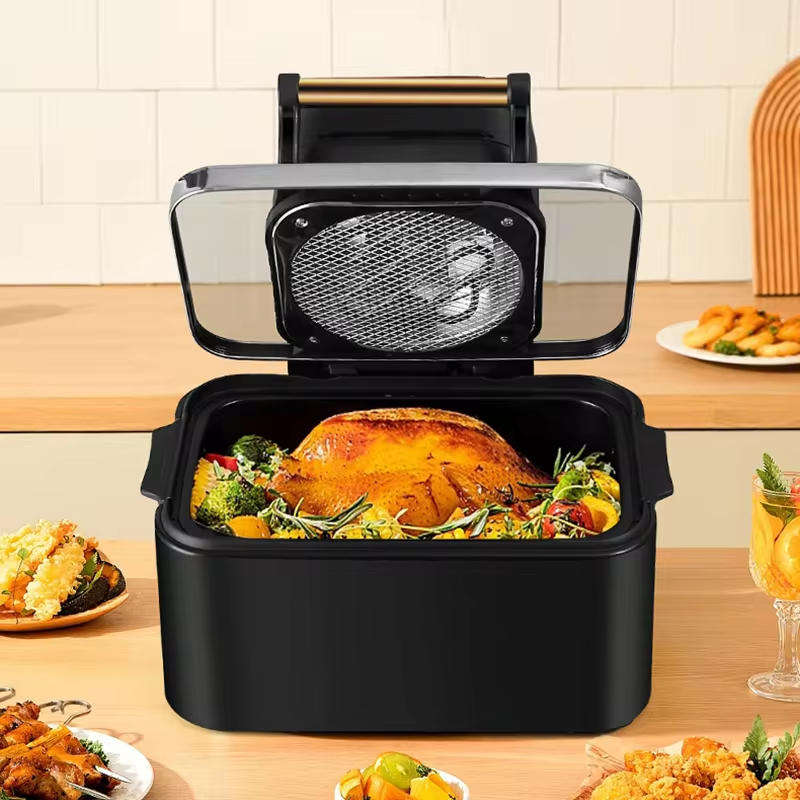 Digital Control Watchable Shape LCD Display 12L Air Fryer