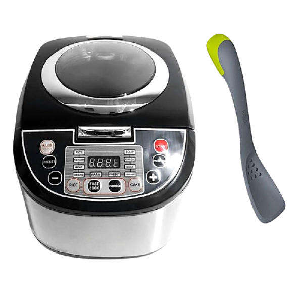 Multifunction 5 Liter Electric Rice Cooker with Multi-purpose spoon