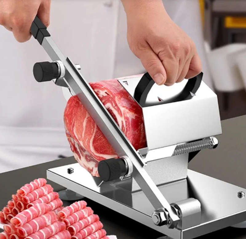 Manuel Stainless Steel Frozen Meat Cutter