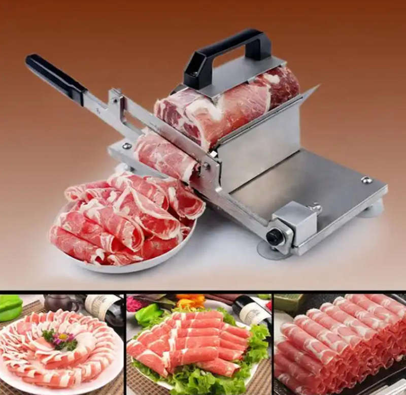 Manuel Stainless Steel Frozen Meat Cutter