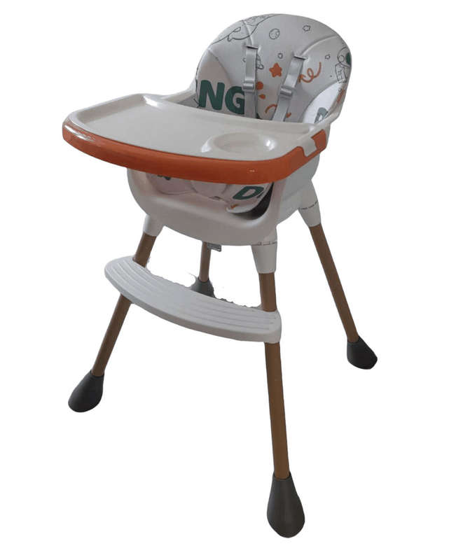 Baby Feeding High Chair, Removable Tray Foldable Baby High Chair