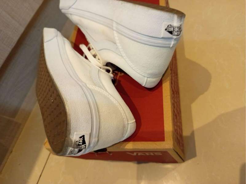 Vans white UK 6