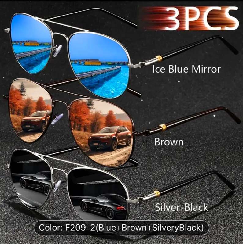 3 vintage sunglasses combo
