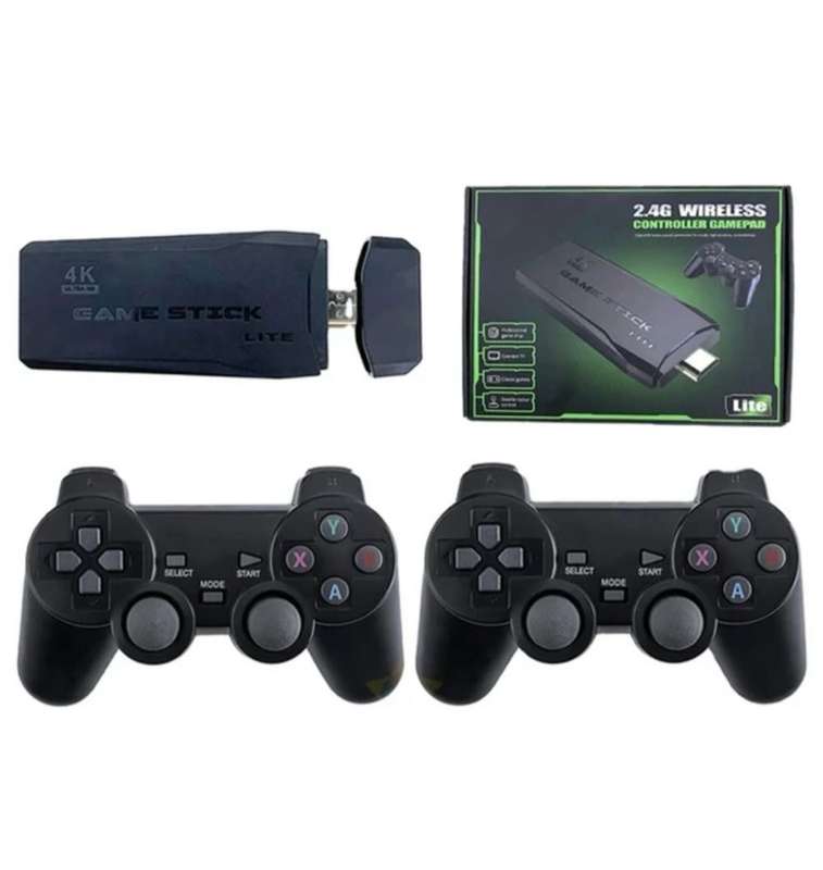 64G Plug Wireless Retro Game Consoles Mini TV Game