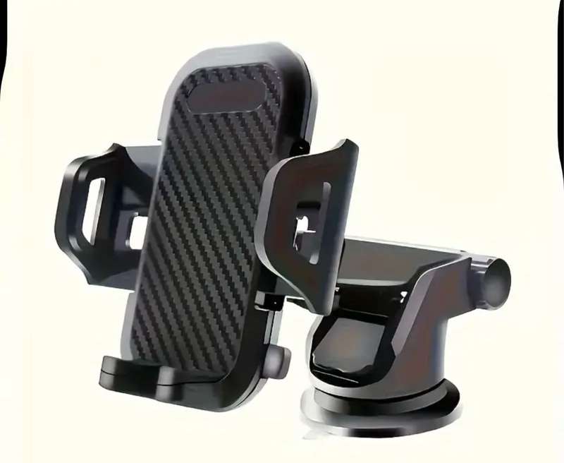 Rotatable car phone bracket
