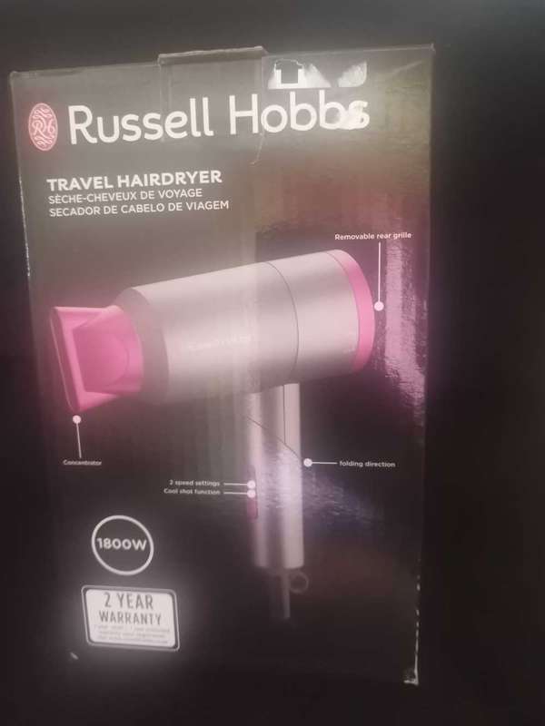 Russel Hobbs portable hairdryer
