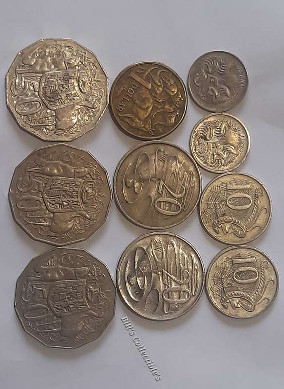 30 COINS Mauritius, Switzerland, Nederlands and Australia Mix Lot .