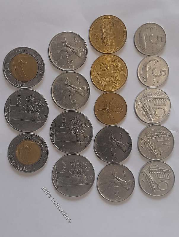 34 COINS France and Italy Lot .