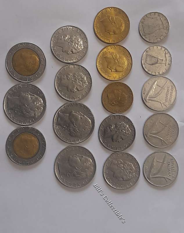 34 COINS France and Italy Lot .