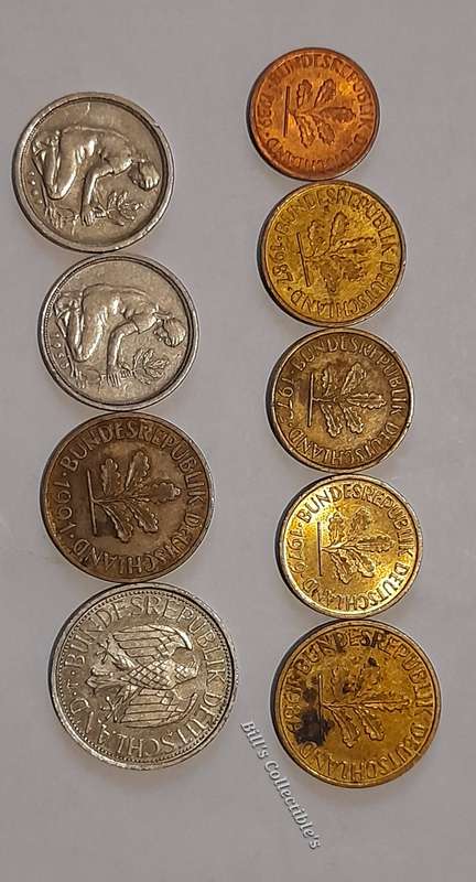 21 COINS Germany, Denmark and Ostereich Mix Lot .