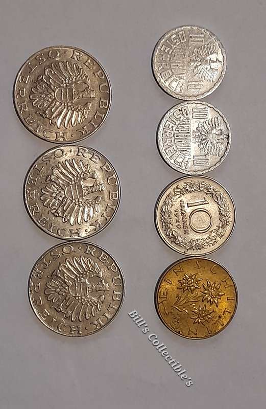 21 COINS Germany, Denmark and Ostereich Mix Lot .