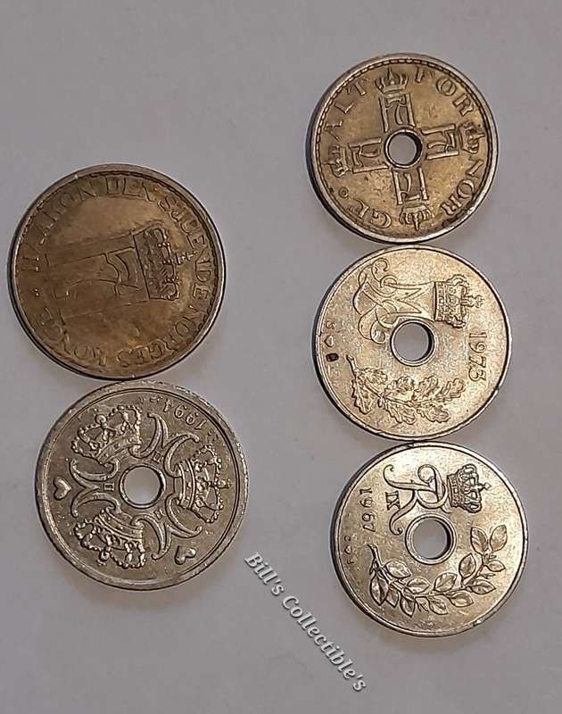 21 COINS Germany, Denmark and Ostereich Mix Lot .