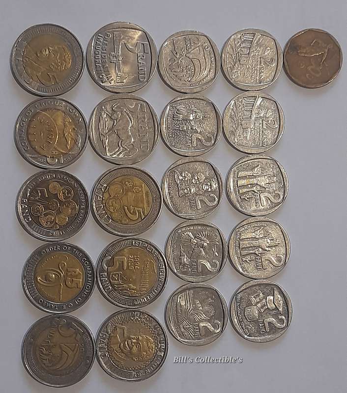 Complete South African Commemorative Coin Lot.
