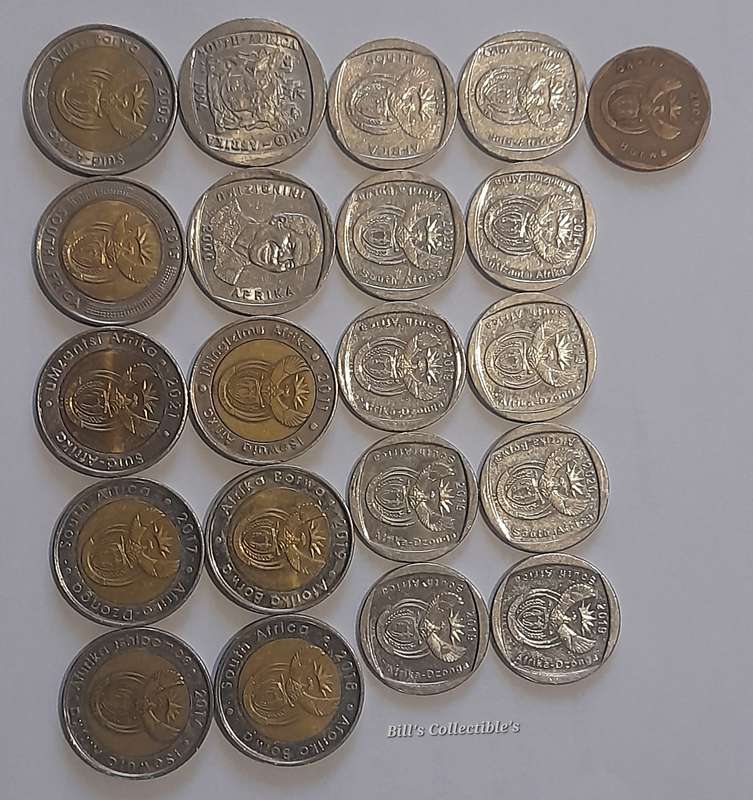 Complete South African Commemorative Coin Lot.