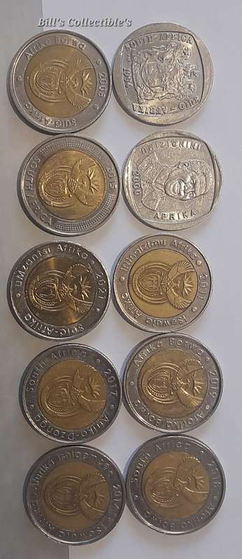 Complete South African Commemorative Coin Lot.