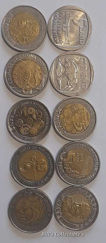 Complete South African Commemorative Coin Lot.