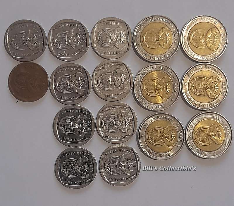 SOUTH AFRICAN COMMEMORATIVE COIN LOT.
