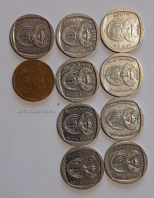 SOUTH AFRICAN COMMEMORATIVE COIN LOT.