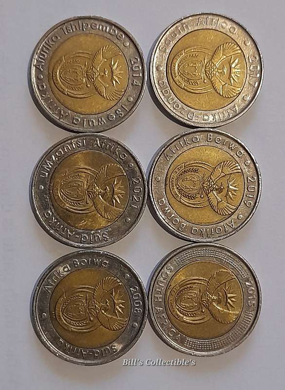 SOUTH AFRICAN COMMEMORATIVE COIN LOT.