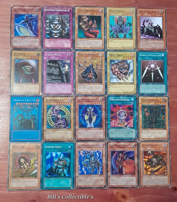 Yugi-Oh Cards . 20 Cards . 1 bid Takes All