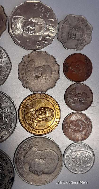 22 COINS Africa Mix Lot . 1 Bid Takes All .