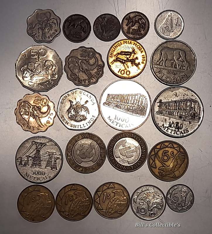 22 COINS Africa Mix Lot . 1 Bid Takes All .